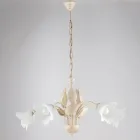 Lustre de metal e vidro para iluminar interiores sofisticados – Sirio Viadurini