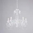 Lustre metálico para interiores luminosos e acolhedores – Perla Viadurini