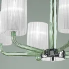 Lustre em Veneza Vidro e Metal Feito à Mão na Itália - Graham Viadurini