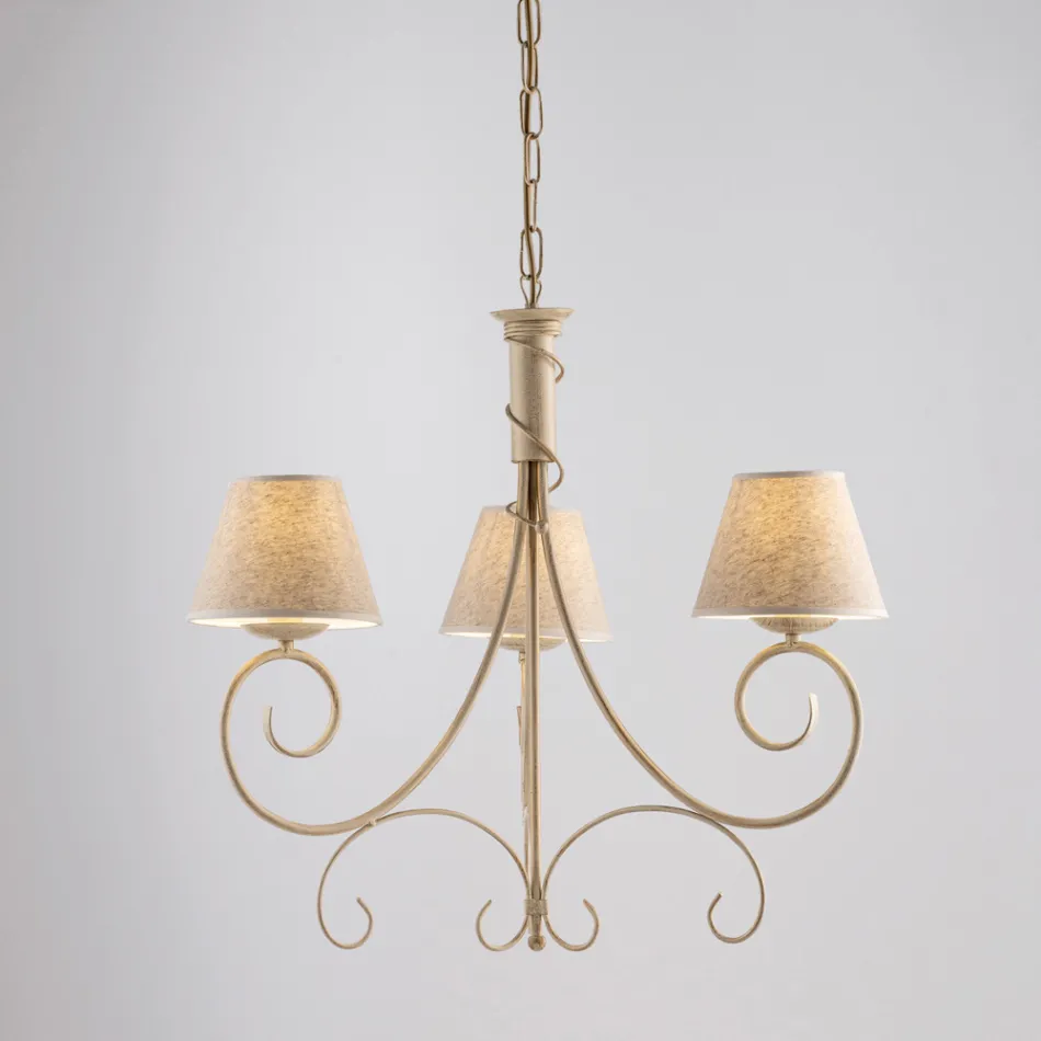 Lustre de vidro e metal com duas lâmpadas para espaços sofisticados – Draco Viadurini