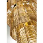 Candelabro moderno 36 luzes em vidro artesanal de luxo italiano - Valadier Viadurini