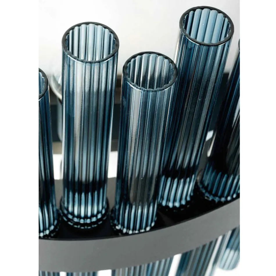 Candelabro de vidro soprado artesanal italiano de luxo moderno - Maesta Viadurini