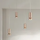 Lustre Moderno em Alumínio Pintado a Pó e Cabo Ajustável - Buxus Viadurini