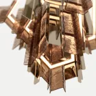 Velis - Lustre moderno de vidro fundido com design elegante, fabricado na Itália. Viadurini