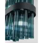 Candelabro de vidro soprado de luxo artesanal italiano moderno - Maesta Viadurini