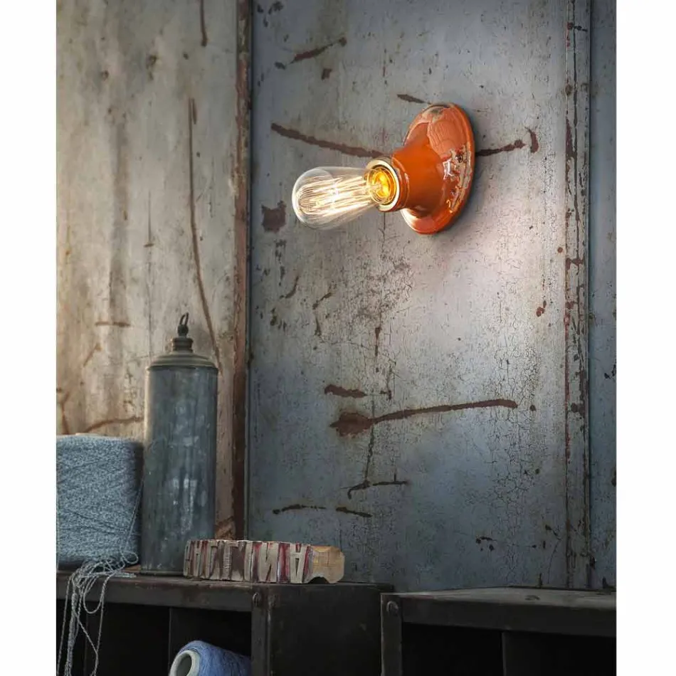 Ofício do teto do candelabro design retro Ferroluce Vintage Viadurini