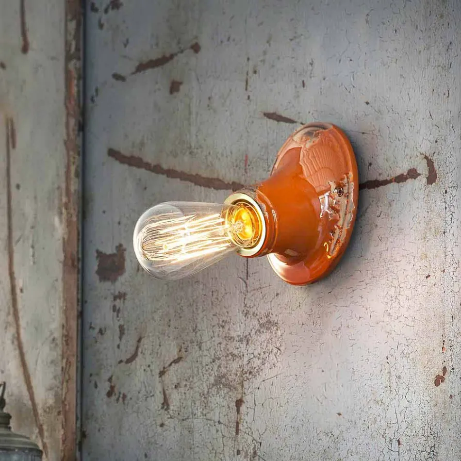 Ofício do teto do candelabro design retro Ferroluce Vintage Viadurini