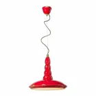 lustre retro crafted cerâmico suspensão Ferroluce Viadurini