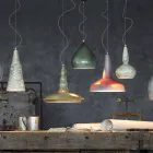 lustre retro crafted cerâmico suspensão Ferroluce Viadurini