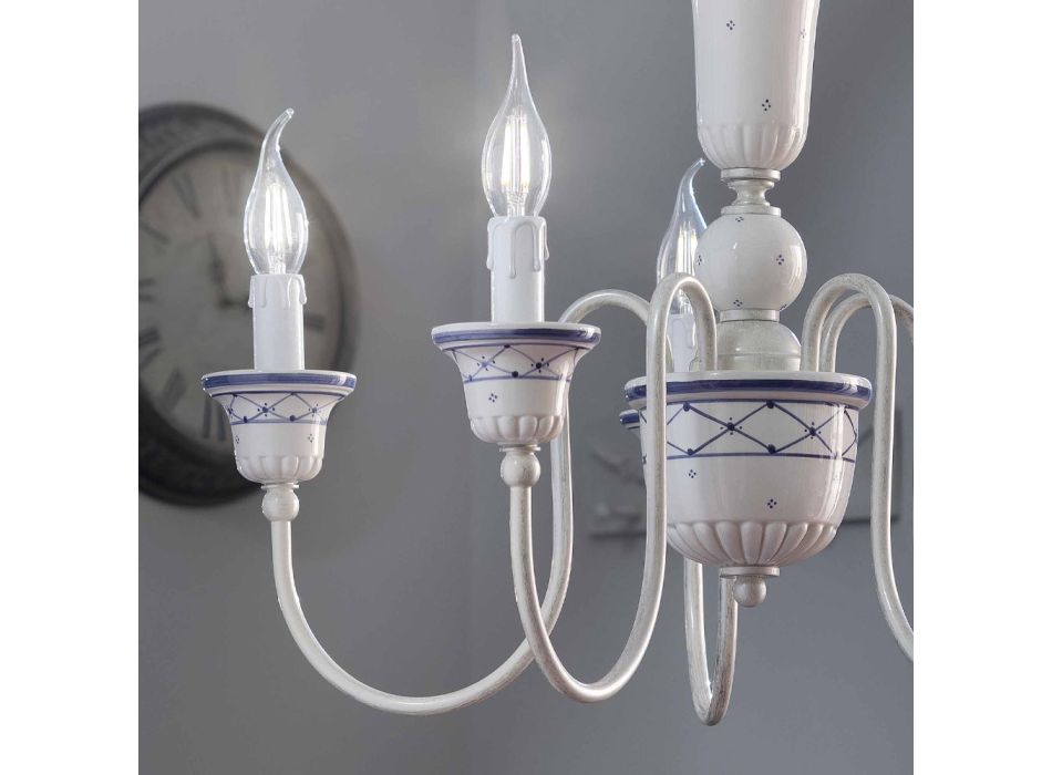 lustre-artesanal-com-5-luzes-em-cer-mica-decorada-e-lat-o