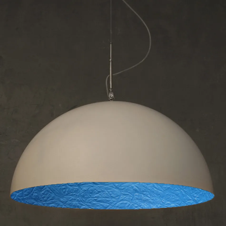 Lustre Suspenso em Laprene e Nebulite - Mezza Luna por In-es.artdesign Viadurini
