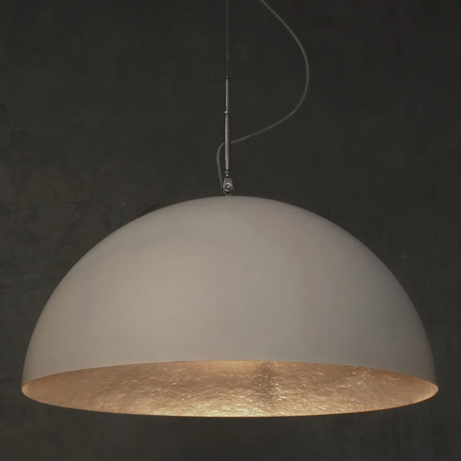 Lustre Suspenso em Laprene e Nebulite - Mezza Luna por In-es.artdesign Viadurini