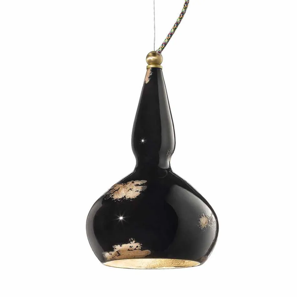 Candelabro suspenso em cerâmica de estilo retro Ferroluce Viadurini