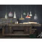 Candelabro suspenso em cerâmica de estilo retro Ferroluce Viadurini