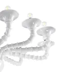 Lustre de estilo clássico em vidro veneziano soprado à mão - penteadeira Viadurini