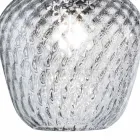 Lustre linear de três luzes em vidro veneziano, fabricado na Itália - Elisia Viadurini