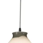 Lustre pequeno de três luzes em vidro soprado à mão, fabricado na Itália - Irida Viadurini