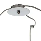 Lustre pequeno de três luzes em vidro soprado à mão, fabricado na Itália - Irida Viadurini