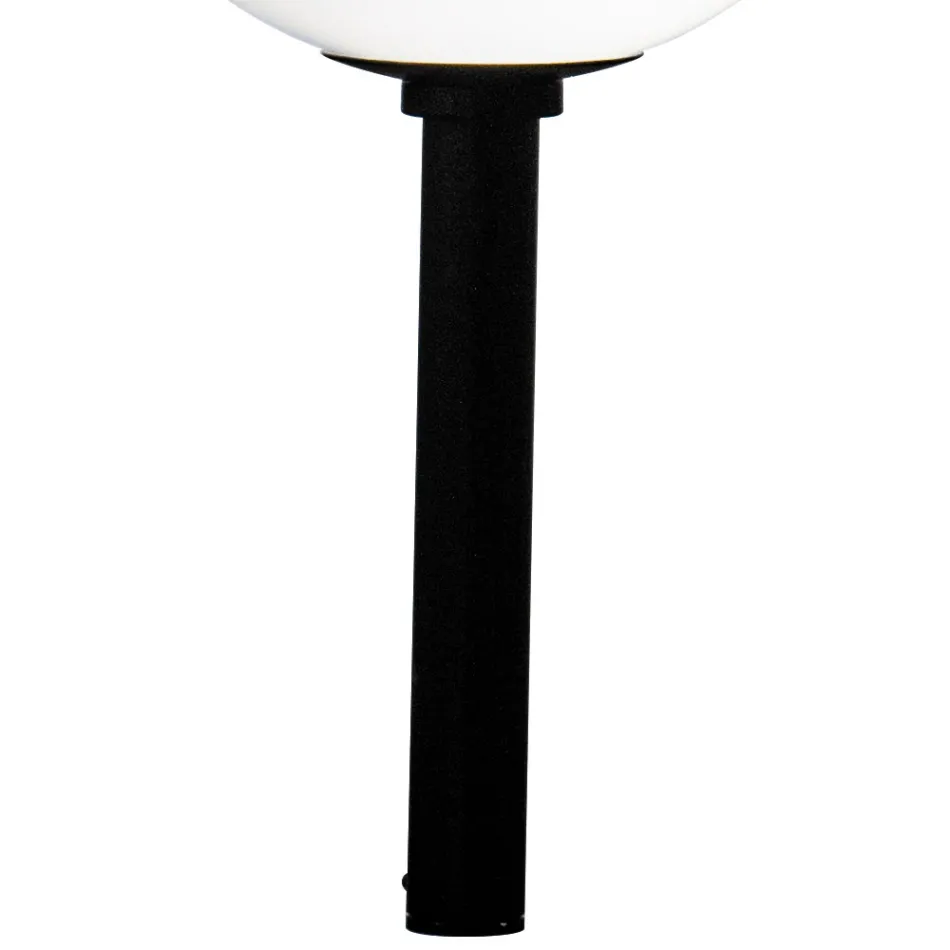 Lumira - Lustre vertical de três luzes em vidro revestido, fabricado na Itália. Viadurini