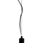 Lumira - Lustre vertical de três luzes em vidro revestido, fabricado na Itália. Viadurini