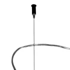 Lumira - Lustre vertical de três luzes em vidro revestido, fabricado na Itália. Viadurini