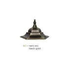 Poste 2 Luzes em Alumínio e Vidro Made in Italy Vintage - Janira Viadurini