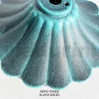 Candeeiro de rua de 270 cm de altura em acrílico preto e alumínio Made in Italy - Trovanero Viadurini