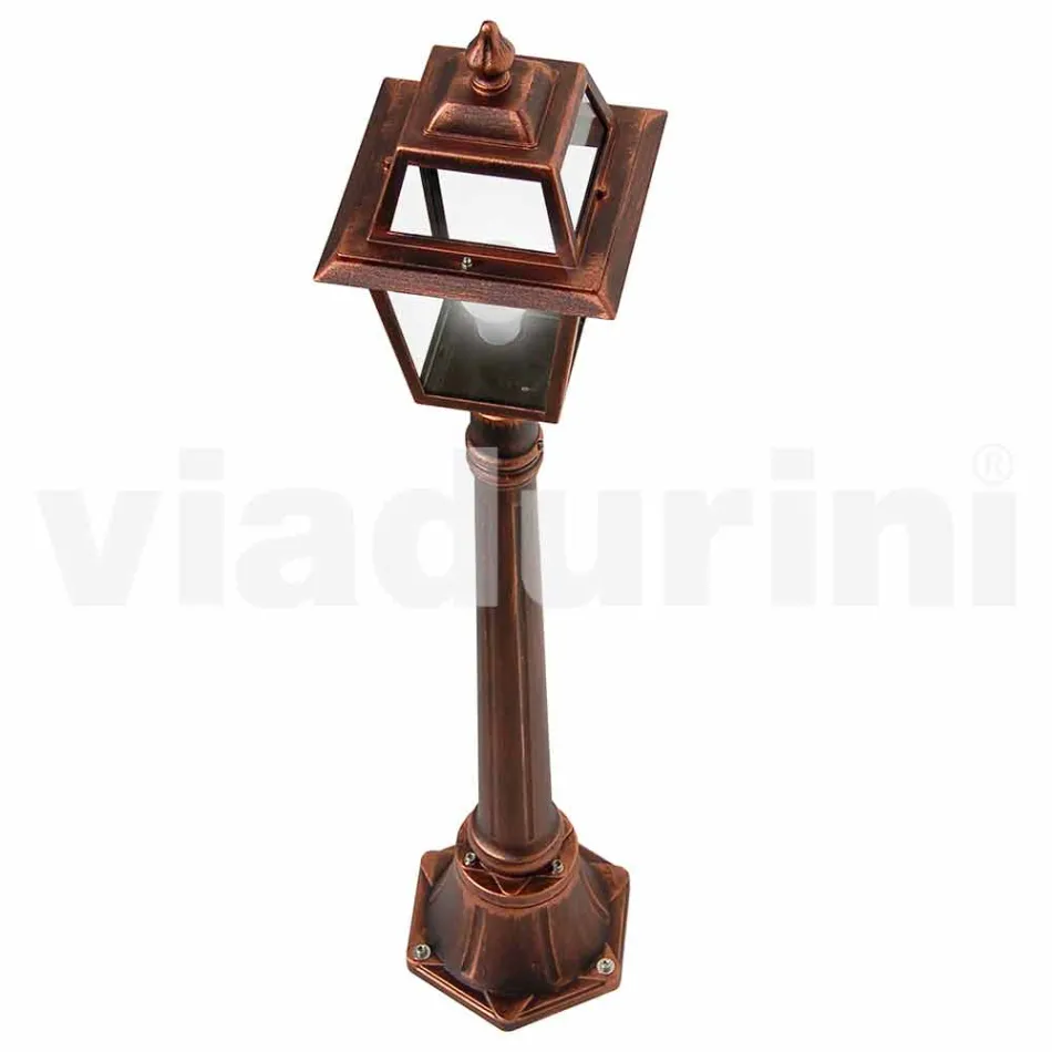 Luminária baixa para exterior em alumínio produzida na Itália, Kristel Viadurini