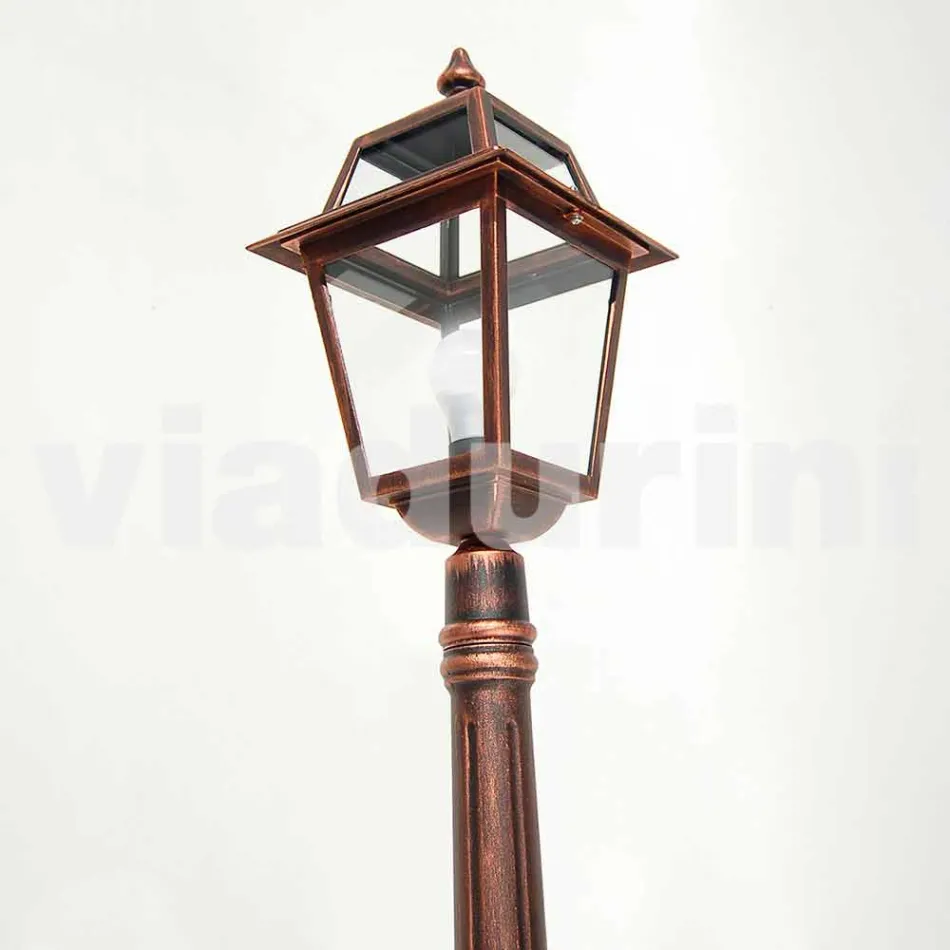 Luminária baixa para exterior em alumínio produzida na Itália, Kristel Viadurini