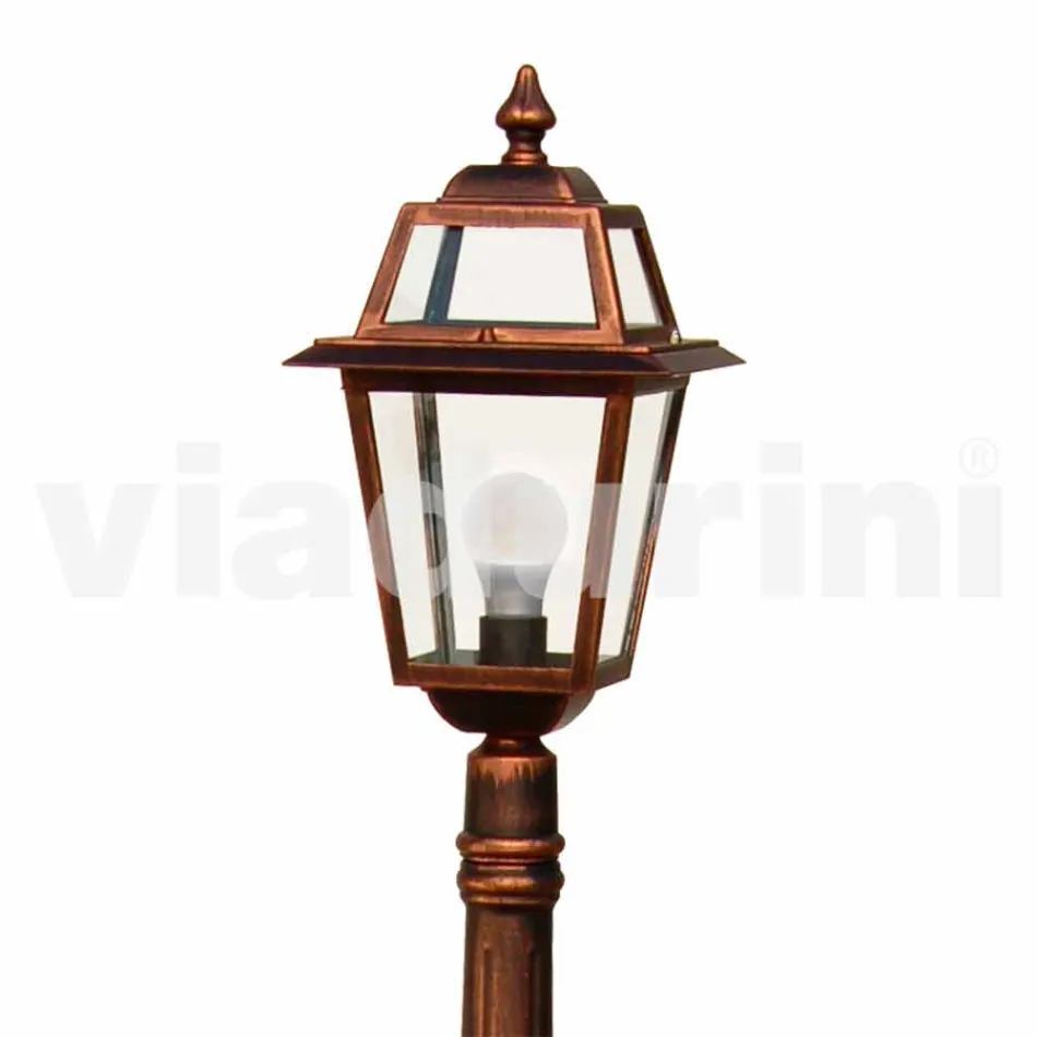 Luminária baixa para exterior em alumínio produzida na Itália, Kristel Viadurini