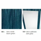 Luminária baixa para exterior em alumínio produzida na Itália, Kristel Viadurini