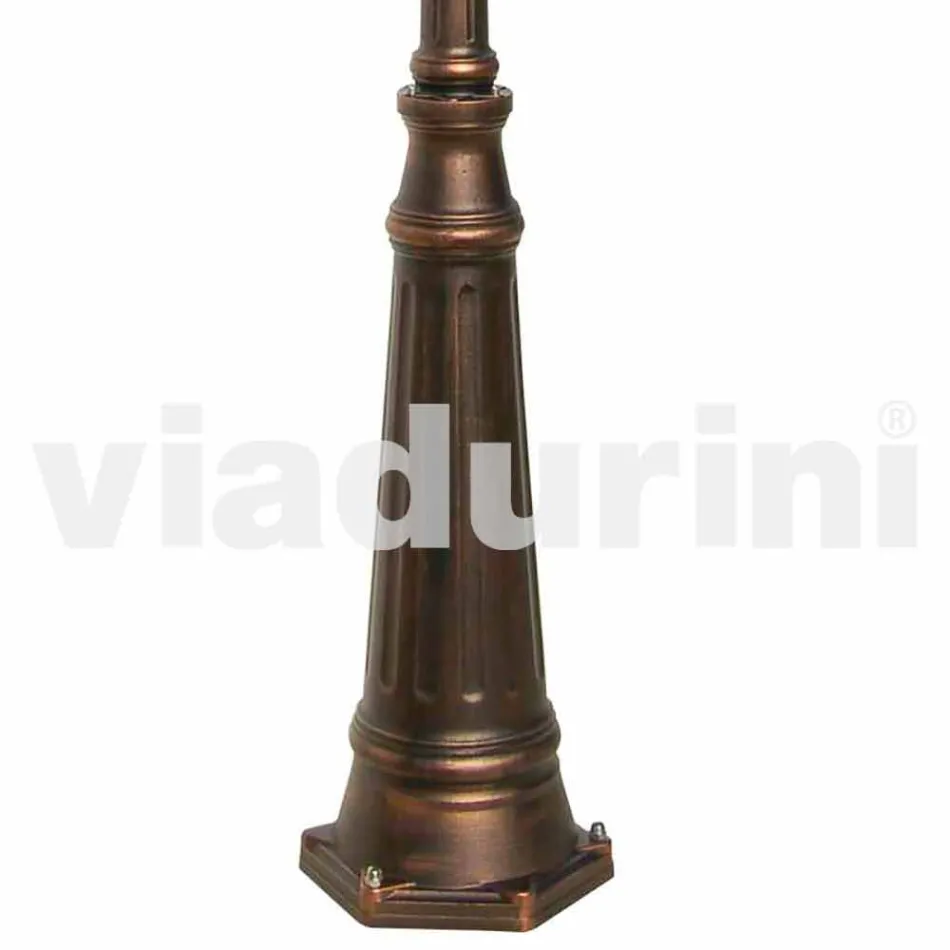 Anika clássico jardim de alumínio lâmpada feita na Itália Viadurini