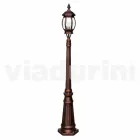 Lâmpada ao ar livre com uma luz de alumínio feita na Itália, Anika Viadurini