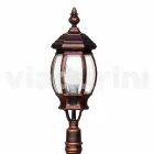 Lâmpada ao ar livre com uma luz de alumínio feita na Itália, Anika Viadurini