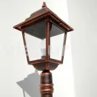 Luminária de exterior de alumínio baixa feita na Itália, Aquilina Viadurini