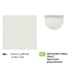 Candeeiro de jardim em alumínio branco com 1 luz produzido em Itália, Anusca Viadurini