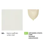 Candeeiro de jardim em alumínio branco com 1 luz produzido em Itália, Anusca Viadurini