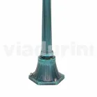 Candeeiro de jardim em alumínio fundido feito na Itália, Anika Viadurini