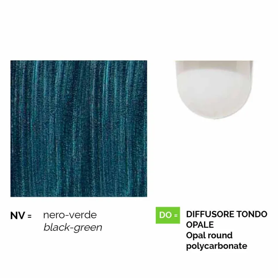 Candeeiro de jardim em alumínio fundido feito na Itália, Anusca Viadurini