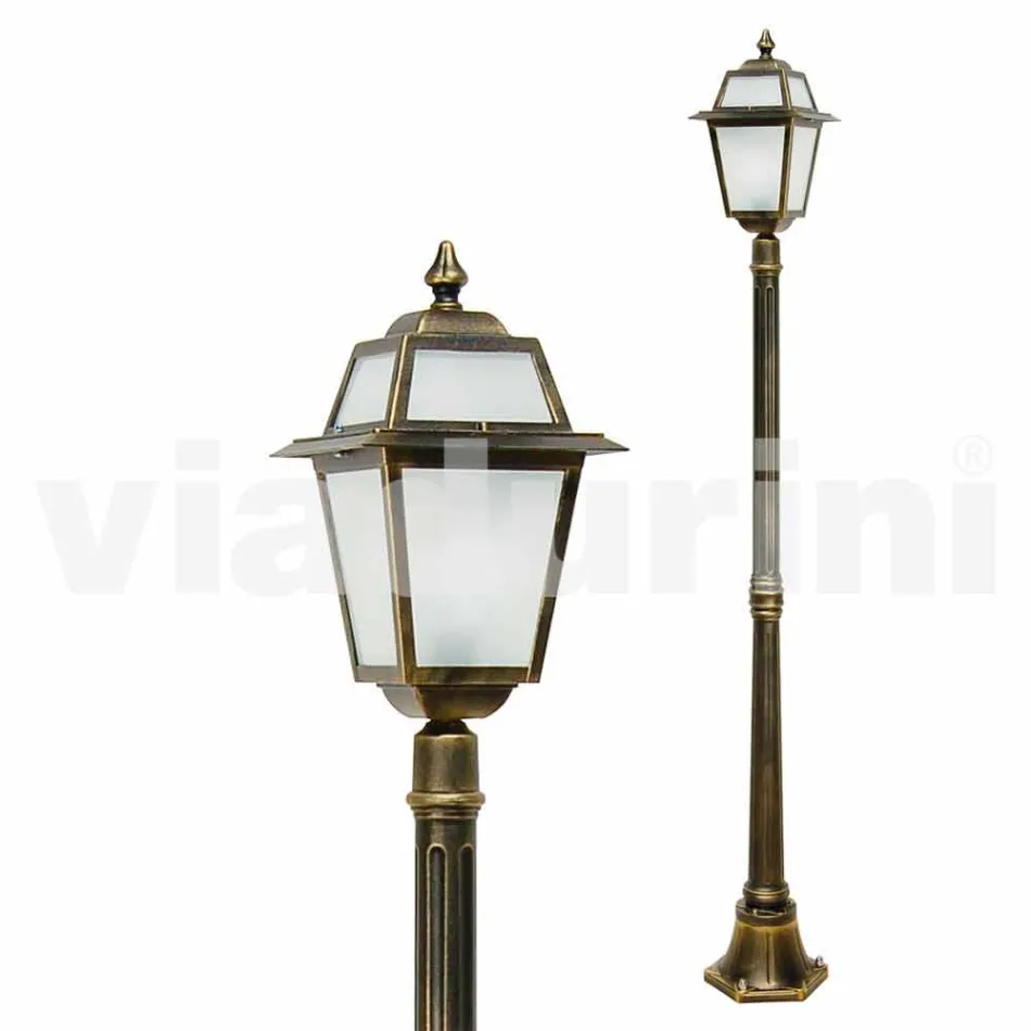 Poste de luz para o exterior clássico feito na Itália, Kristel Viadurini