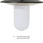 Lâmpada de rua estilo vintage com 3 luzes em alumínio fabricado na Itália - Belen Viadurini