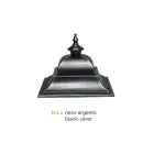 Candeeiro exterior vintage em alumínio fabricado em Itália - Bonaria Viadurini