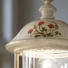 Lanterna de Suspensão Exterior em Alumínio Pintado à Mão - Bari Viadurini