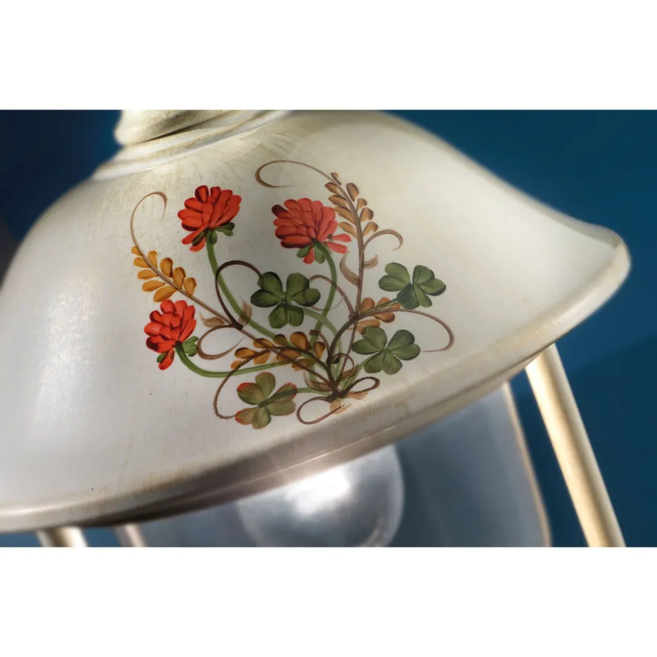 Lanterna de Suspensão Exterior em Alumínio Pintado à Mão - Bari Viadurini