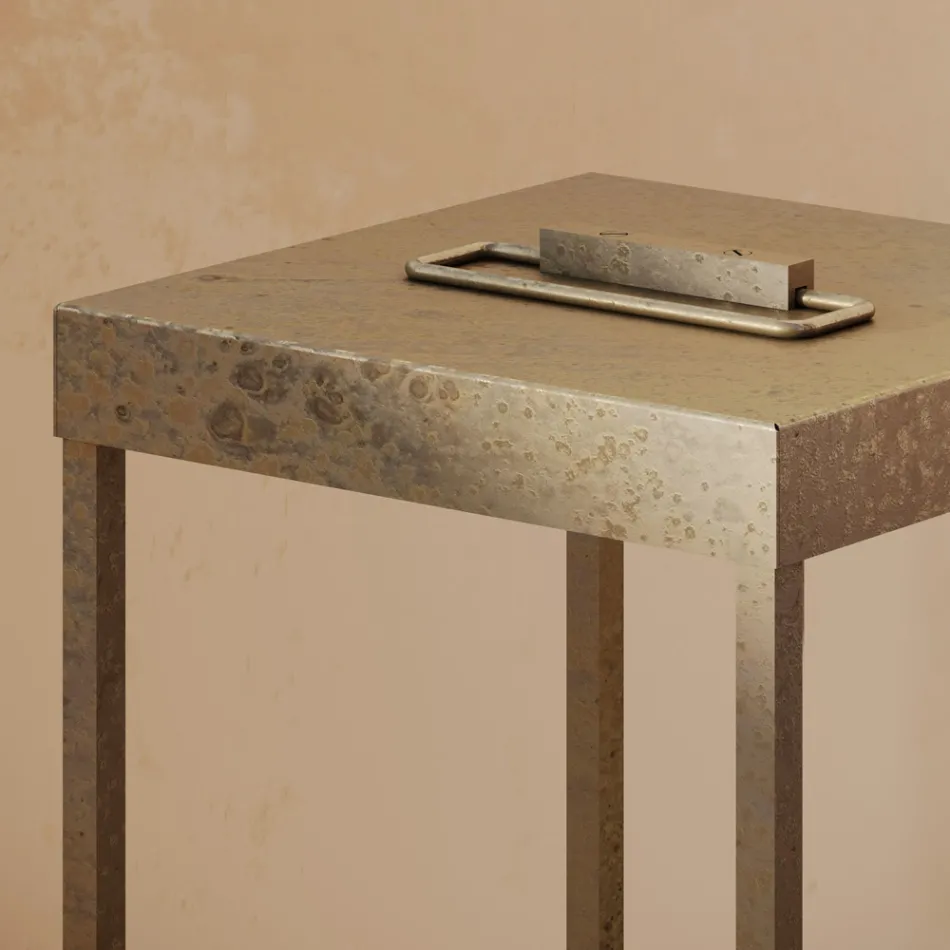 Lanterna externa feita de latão fabricada na Itália - ensolarada Viadurini