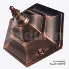 Lanterna de Jardim em Vidro Transparente e 5 Acabamentos em Alumínio - Pinako Viadurini