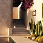 Il Fanale lanterna de parede ao ar livre de ferro ou latão Viadurini