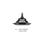 Lanterna externa estilo vintage em alumínio fabricada na Itália - Janira Viadurini