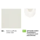 Lanterna de parede para jardim em alumínio branco fabricada na Itália, Anusca Viadurini