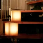 Lanterna Perfumada em Cera Efeito Riscado com Tealight Made in Italy - Famme Viadurini